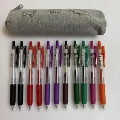 ゼブラ サラサクリップ 11本セット（ペンケース付き）