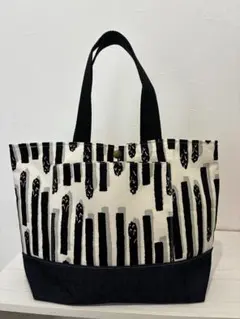 ハンドメイド★アスパラ柄★トートバッグ