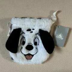 ディズニーストア 101匹わんちゃん もこもこ巾着袋 ふわふわ