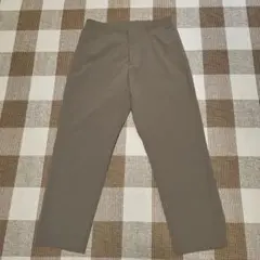 美品UNIQLO×Theory◆感動イージーパンツ◆ベージュ◆Mサイズ裾上げ済