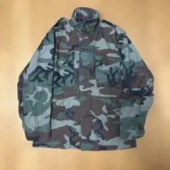 80s 米軍実物 U.S.ARMY M-65フィールドジャケットウッドランドカモ