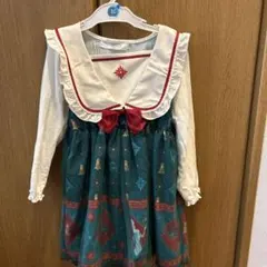 FROZEN アナ雪 エルサ 長袖ワンピース 120