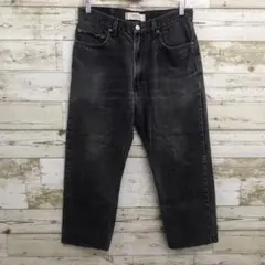 k8146 00s Levi's 505 ブラックデニム W33 フェード 黒