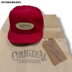 TENDERLOIN ORIGINAL キャップ レッド コーデュロイ - メルカリ