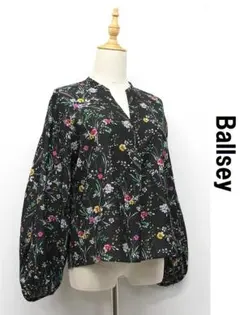 T369 Ballsey ブラウス プルオーバー キーネック 花柄 36のサムネイル