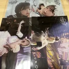 フルーツジッパー　松本かれん　ラッフルくじ　クリアポスター　4点セット