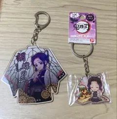 鬼滅の刃 胡蝶しのぶ アクリルキーホルダー メタルキーホルダー