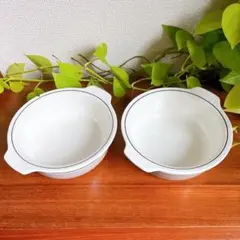 【金継ぎ用】レア★アラビア｜ヴィンテージ｜クロッカス グレーリム ボウル2点