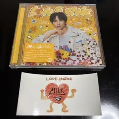 M!LK 吉田仁人盤 アルバム LOVE ENG!NE ステッカー付き