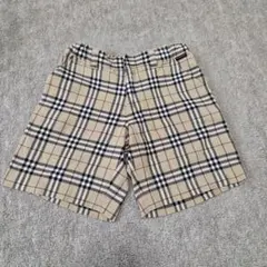 BURBERRY チェック柄ハーフパンツ 100A