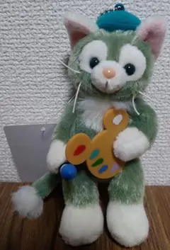 【新品・未使用】ダッフィーフレンズ　ぬいぐるみバッジ【ジェラトーニ】