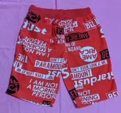 Mサイズ　ハーフパンツ　赤