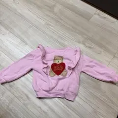 baby GAP フリル付きトレーナー 2歳用 ピンク