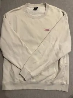 huf スウェット バックプリント バラ