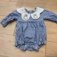 ミッフィー ストライプ ロンパース