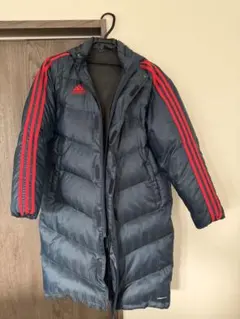 アディダス160㎝フード付きダウンコート