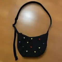 最終お値下げ　baggu BAGGU ハート刺繍 ショルダーバッグ スモールのサムネイル