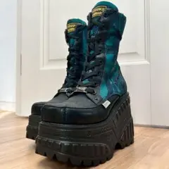 【美品】YOSUKE 厚底 レースアップ24cm