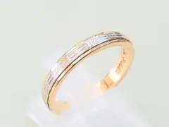 リング Pt900/850 ダイヤモンド0.05ct サイズフリー ベルト風 - メルカリ