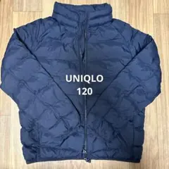 値下げ　ネイビー キルティング ダウンコート　ユニクロ　UNIQLO