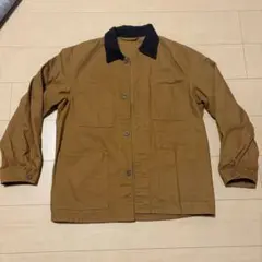 GU UNDERCOVER ワークジャケット ブラウン 襟コーデュロイ