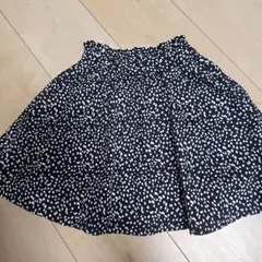 水玉模様フレアスカート 120サイズ