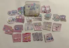 サンリオ チアリーチャム フレークシール ケース入りシール シールパック