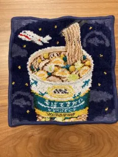 FEILER そばですかい JAL ハンカチ ネイビー