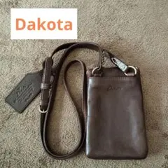 Dakota スマホショルダーバッグ ブラウン