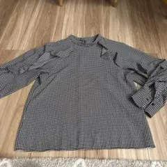 OPAQUE.CLIP 千鳥格子柄 長袖ブラウスのサムネイル