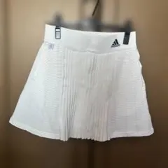 美品⭐︎adidas プリーツスカート ホワイト