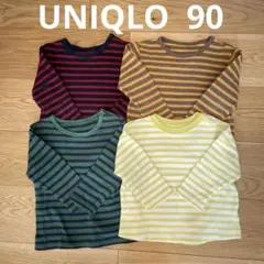 ユニクロ　ロンT 90 4点セット