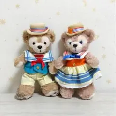 ダッフィー　シェリーメイ　ぬいぐるみバッジ　ハローフロムケープコッド　2010年