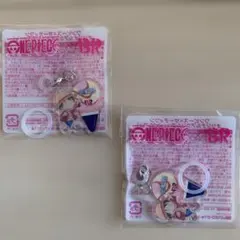 新品　ワンピース × サーティワン コラボ アクリルチャーム ルフィ　2個セット