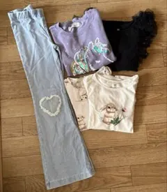 H&M キッズ服 ガールズ 5点セット　120-130