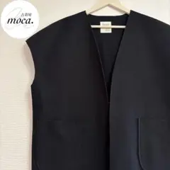 【lawgy】古着 レディース ロングジレ ベスト 着回し 体型カバー