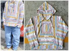 極上色 L 90s MORINA バハパーカー メキシカン ヴィンテージ 古着