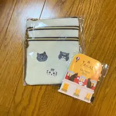 未開封》カルディ 猫の日プレミアム 3段マルチポーチ　卓上カレンダー2026