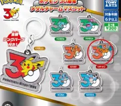 ポケモン 30周年 メタルチャームマスコット リザードン