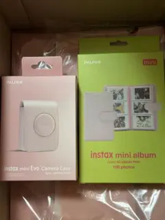 instax mini EVO Camera Case とアルバムのセット