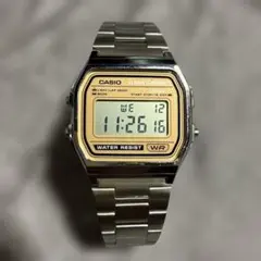 CASIO デジタルウォッチゴールド 593 A159W JAPAN 腕時計 - メルカリ