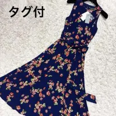 ✨新品/現行✨ローレンラルフローレン ワンピース 花柄 ノースリーブ マキシ丈のサムネイル