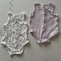 ベビー肌着 タンクトップ 2枚セット