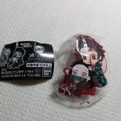 【つ-19】1個 鬼滅の刃 竈門炭治郎 禰豆子 ラバーマスコット5