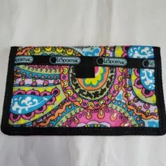 LeSportsac 三つ折りカード入れ マルチカラー ペイズリー柄のサムネイル