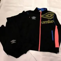 umbro ジャージセット 黒/ピンク/青　B67