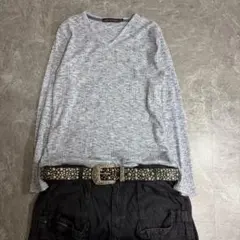 archive grunge v neck y2k