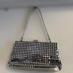 シルバーメタリックパーティーバッグ
