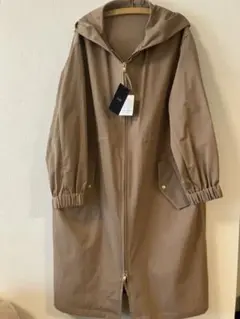 新品　SHIPS シップス　ミリタリー フードコート　ベージュ