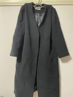 FRAY I.Dブラックロングコート　サイズ0